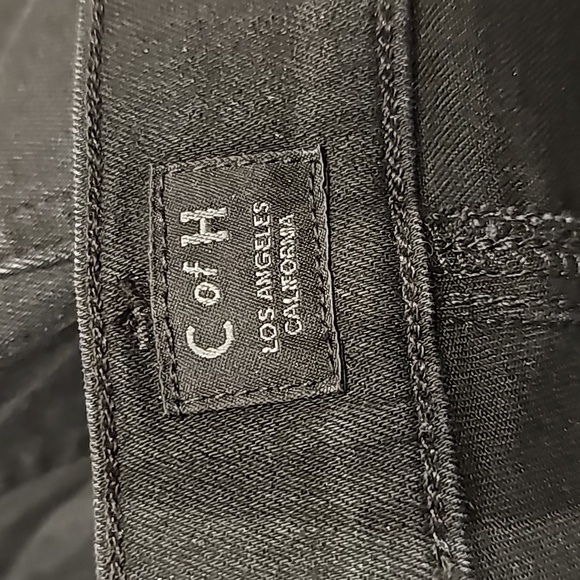 Citizens of Humanity Fleetwood Crop High-Rise Flare Jeans In black Astoria Sz 27 - Picture 11 of 11